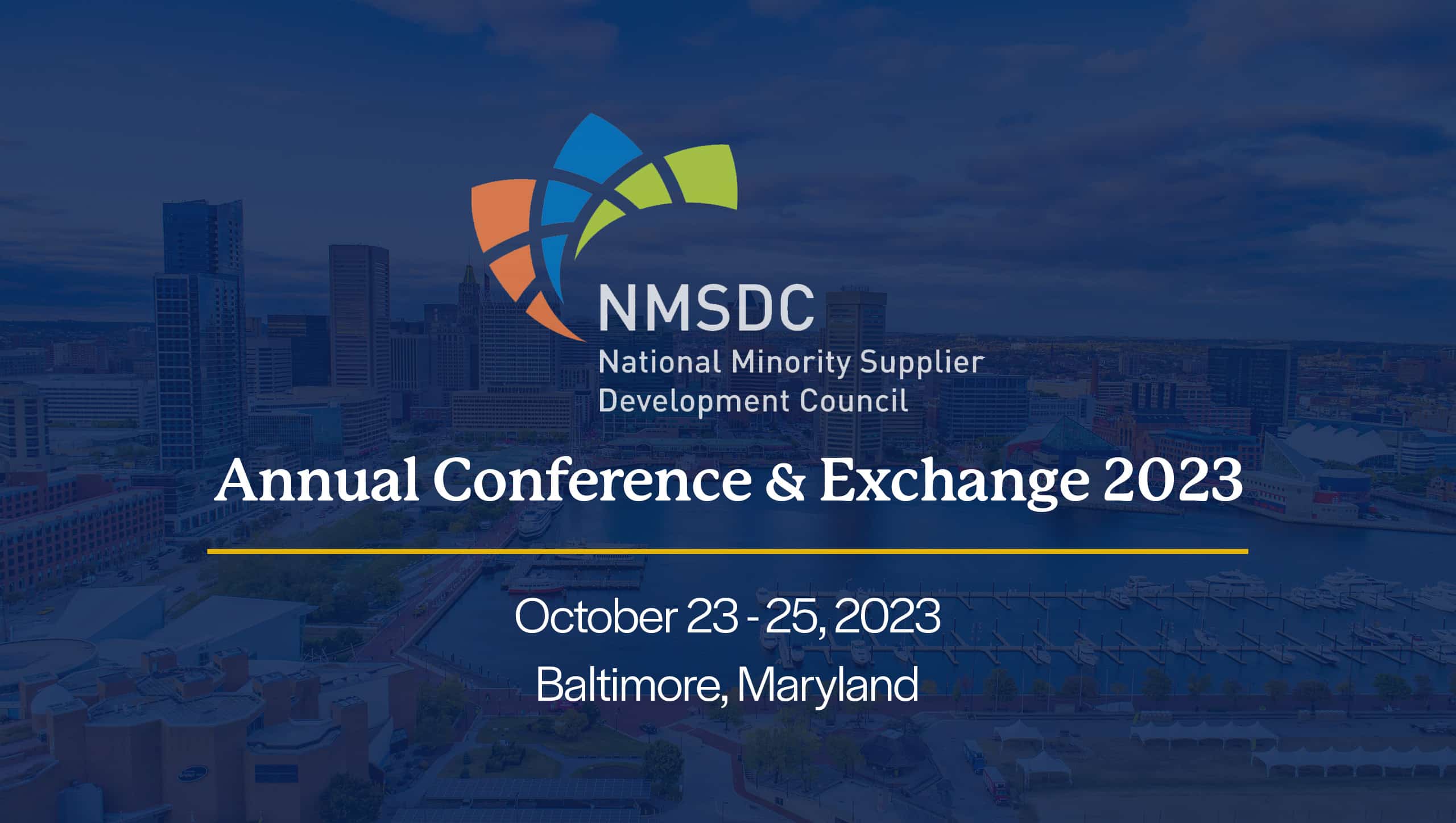 Connect at the NMSDC 2023 Conference & Exchange